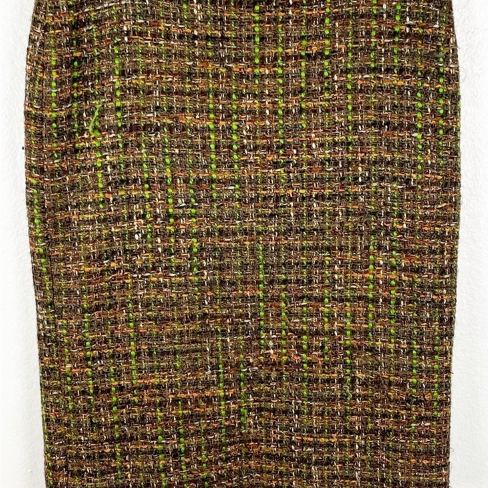 TALBOTS Brown Tweed Lined Skirt, Size 10